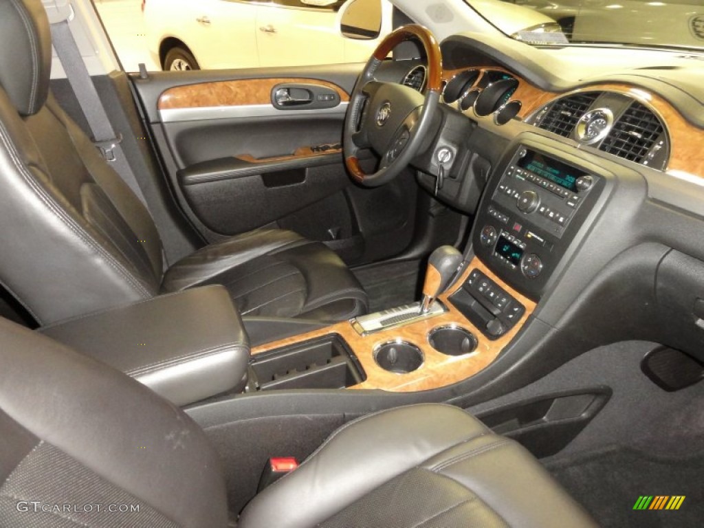 2010 Enclave CXL AWD - White Diamond Tricoat / Ebony/Ebony photo #18