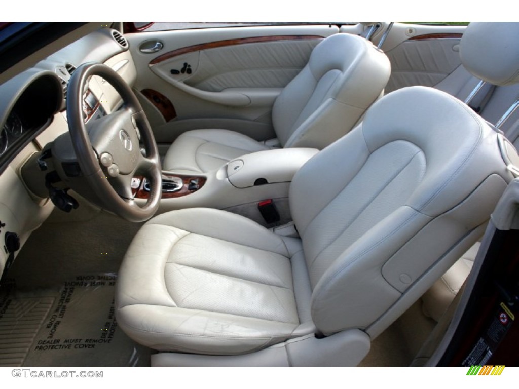 Stone Interior 2005 Mercedes-Benz CLK 500 Cabriolet Photo #59166782