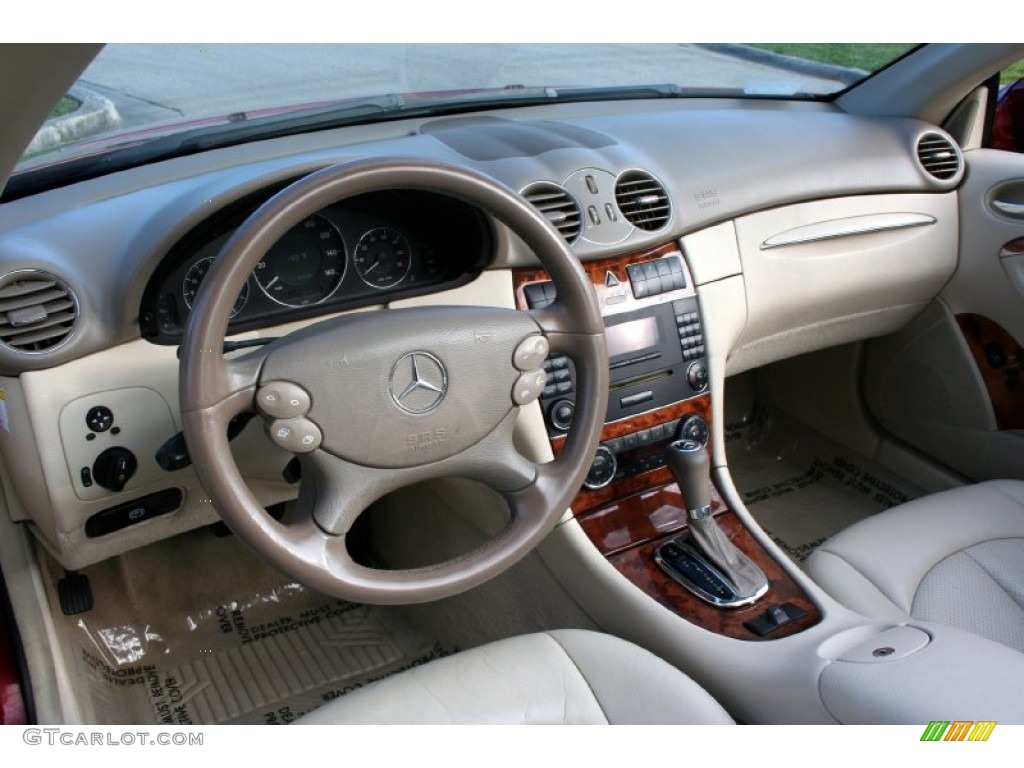 2005 Mercedes-Benz CLK 500 Cabriolet Stone Dashboard Photo #59166824