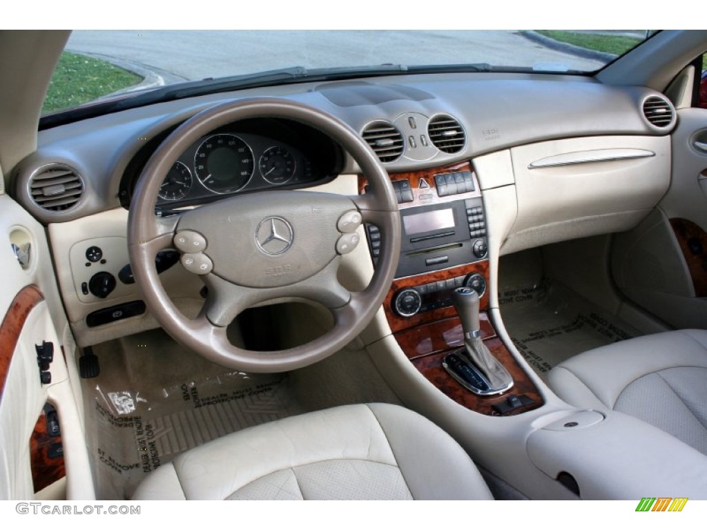 2005 Mercedes-Benz CLK 500 Cabriolet Stone Dashboard Photo #59166842