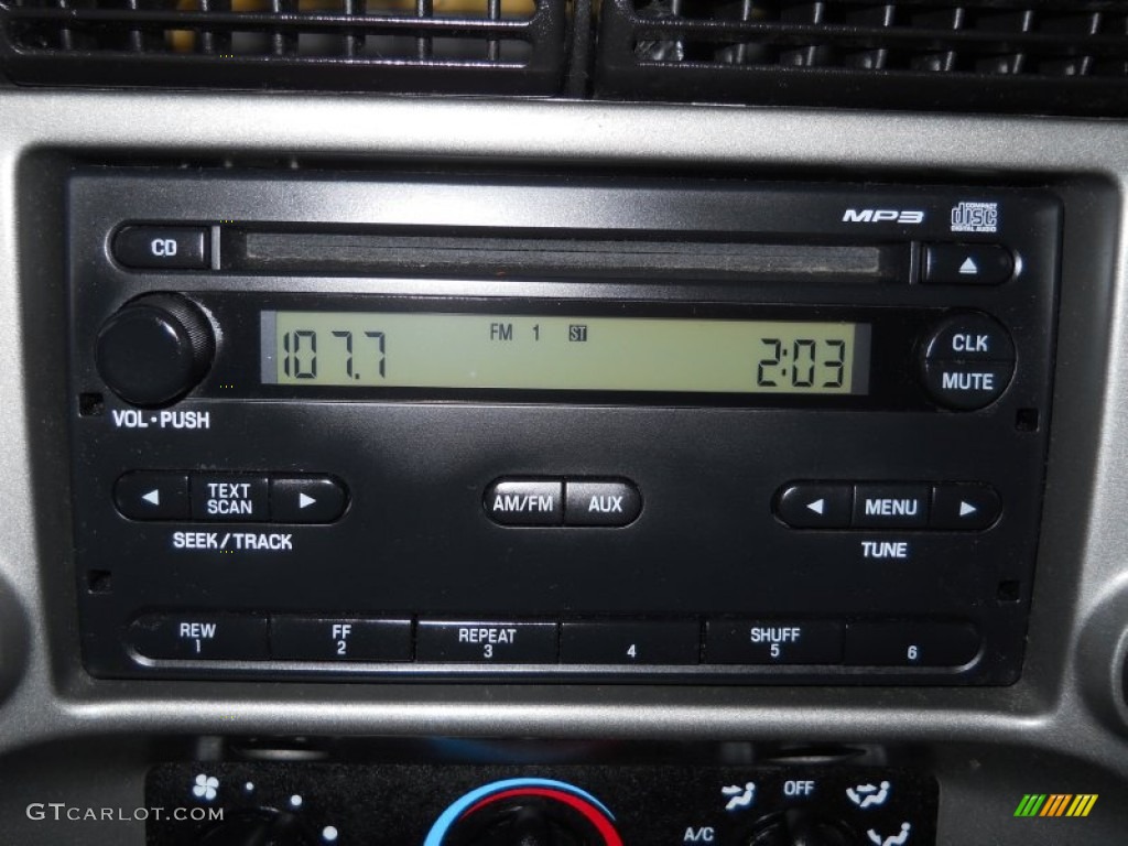 2008 Ford Ranger XLT SuperCab Audio System Photos