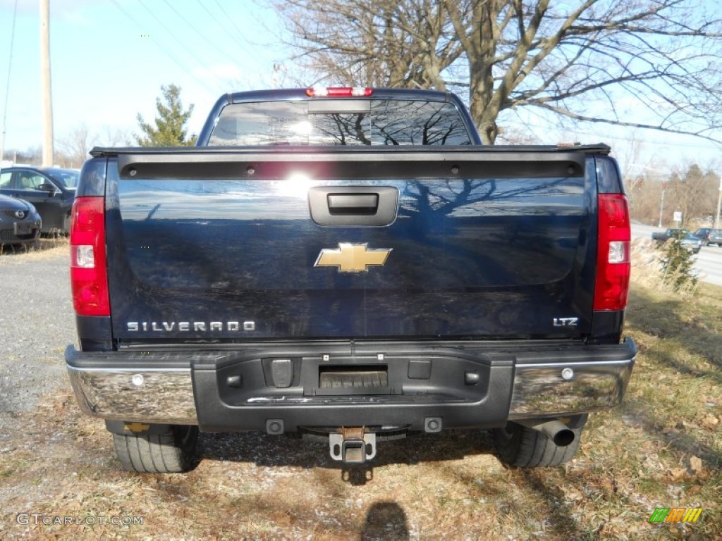 Dark Blue Metallic 2007 Chevrolet Silverado 1500 LTZ Extended Cab 4x4 Exterior Photo #59167322