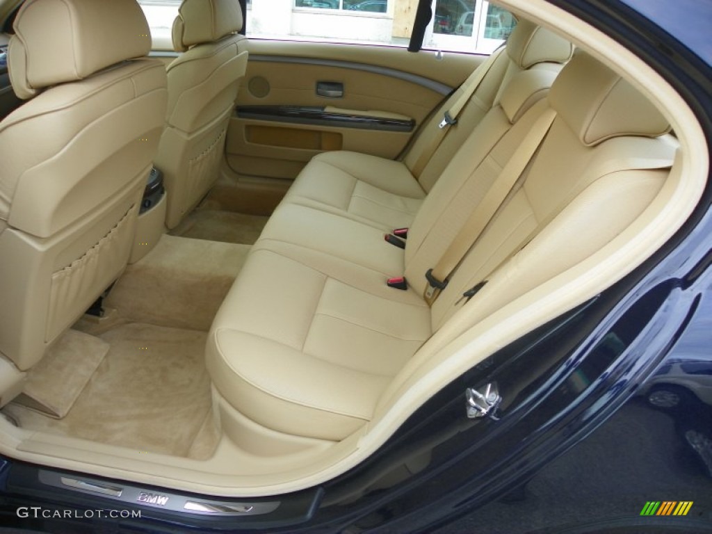 Beige Interior 2008 BMW 7 Series 750Li Sedan Photo #59167877