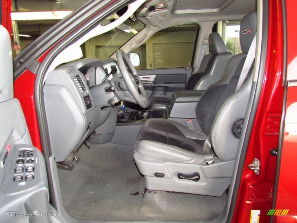 Medium Slate Gray Interior 2006 Dodge Ram 1500 SRT-10 Quad Cab Photo #59169451