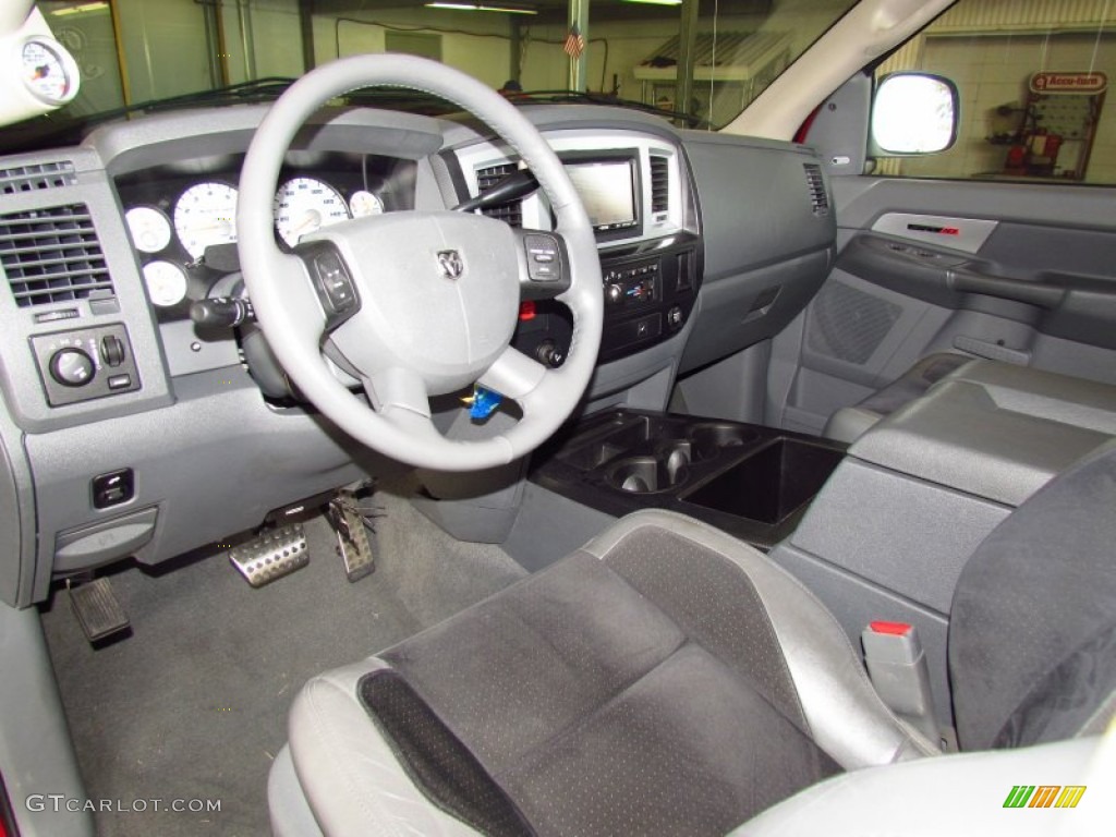 Medium Slate Gray Interior 2006 Dodge Ram 1500 SRT-10 Quad Cab Photo #59169490
