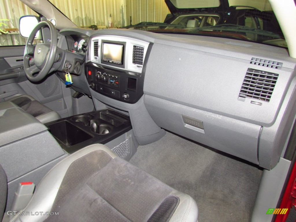 2006 Dodge Ram 1500 SRT-10 Quad Cab Medium Slate Gray Dashboard Photo #59169545