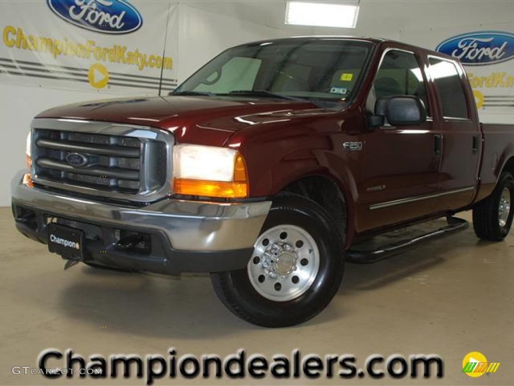 Dark Toreador Red Metallic Ford F250 Super Duty