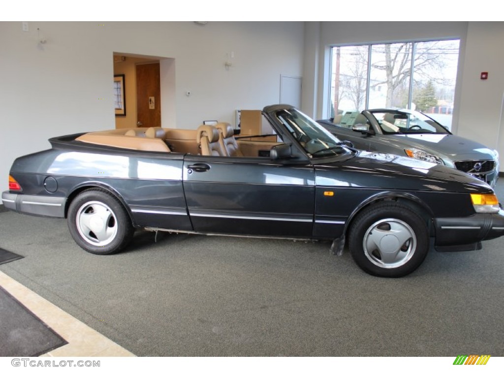 Black Metallic 1994 Saab 900 Commemorative Turbo Convertible Exterior Photo #59170489