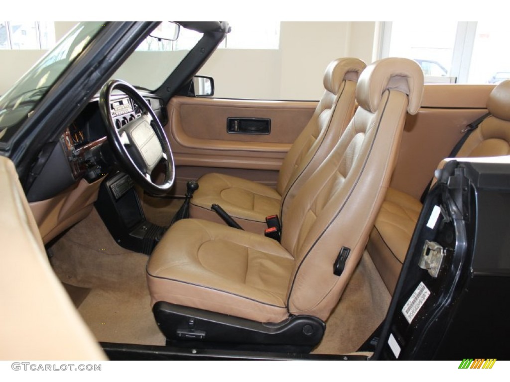 Ivory/Black Piping Interior 1994 Saab 900 Commemorative Turbo Convertible Photo #59170549