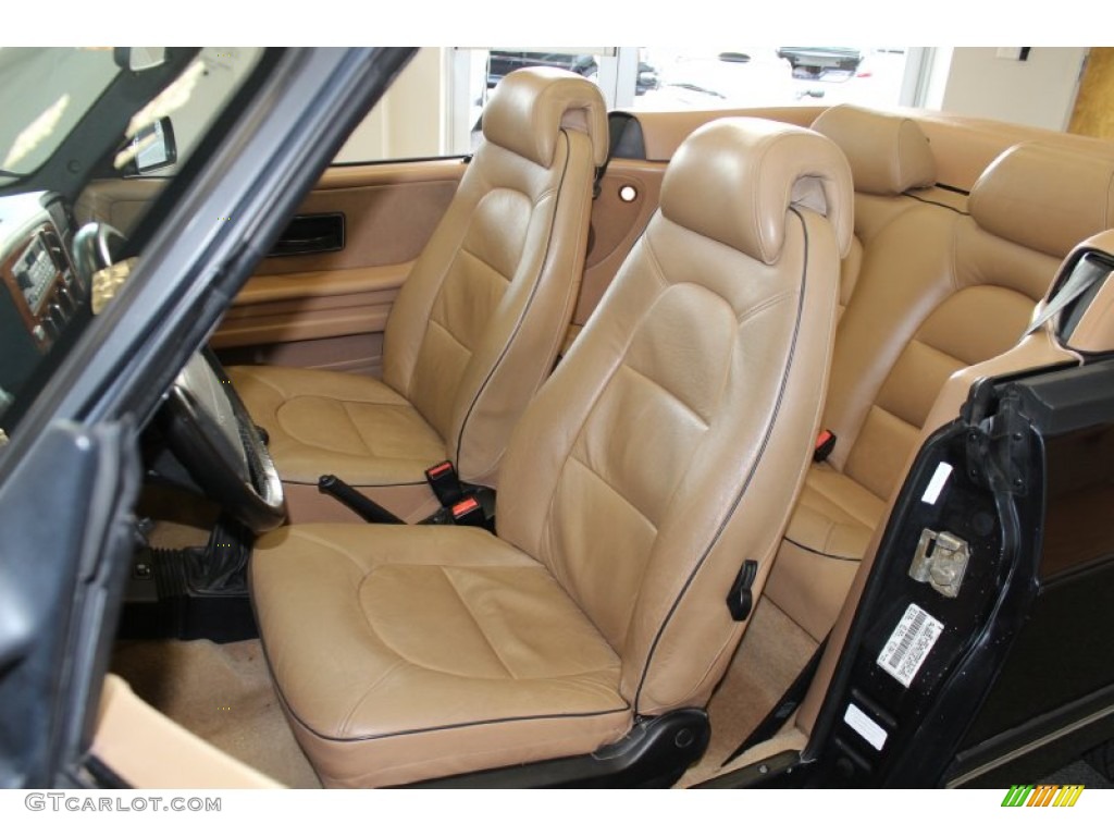 Ivory/Black Piping Interior 1994 Saab 900 Commemorative Turbo Convertible Photo #59170559