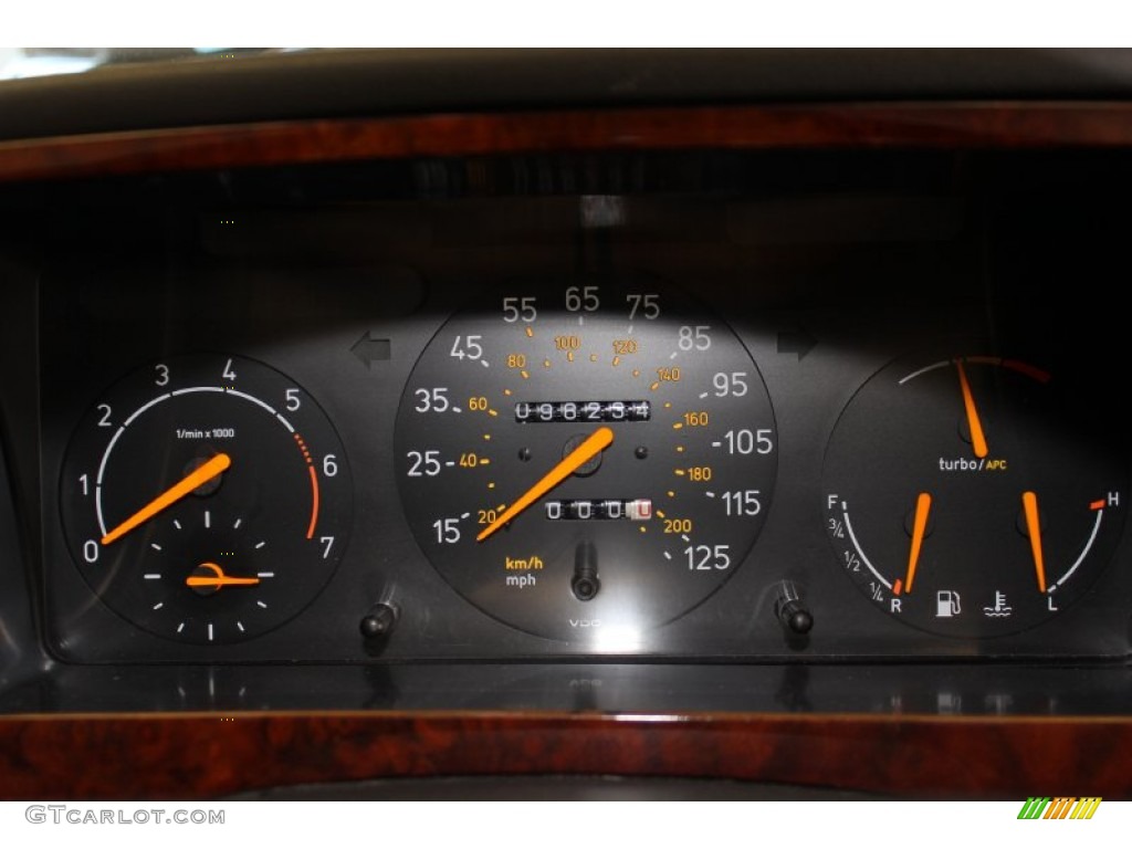 1994 Saab 900 Commemorative Turbo Convertible Gauges Photos