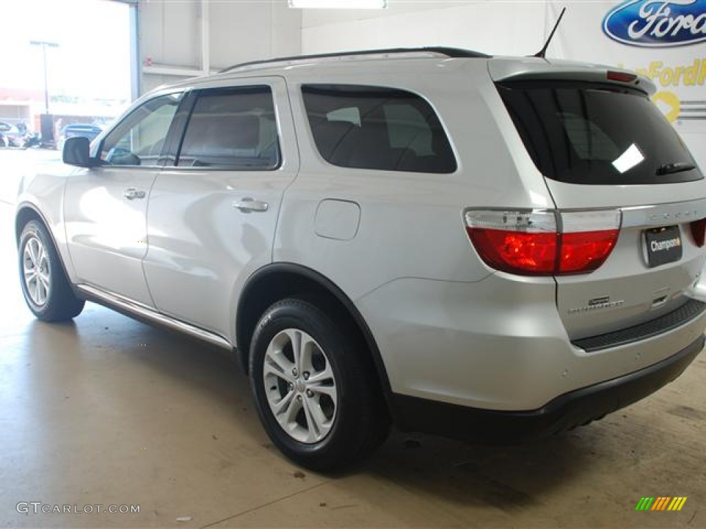 2011 Durango Crew - Bright Silver Metallic / Black photo #6