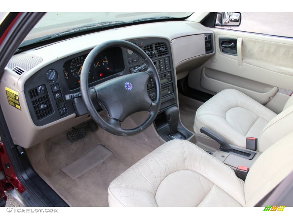 Sand Beige Interior 1996 Saab 9000 CS Photo #59170816