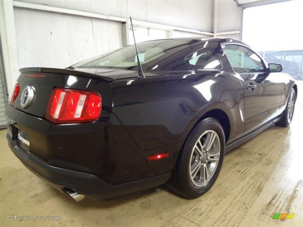 2011 Mustang V6 Coupe - Ebony Black / Stone photo #4