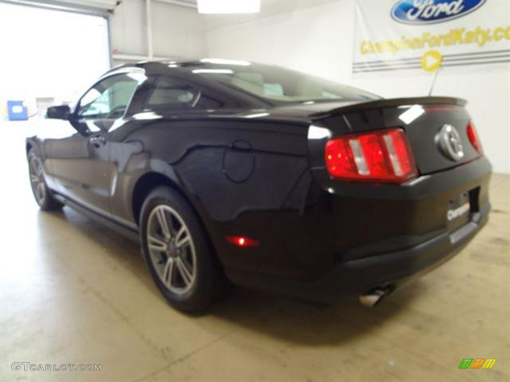 2011 Mustang V6 Coupe - Ebony Black / Stone photo #6