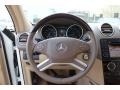 Cashmere 2010 Mercedes-Benz ML 550 4Matic Steering Wheel