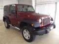 2010 Red Rock Crystal Pearl Jeep Wrangler Sport 4x4  photo #3