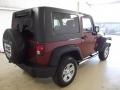 2010 Red Rock Crystal Pearl Jeep Wrangler Sport 4x4  photo #4