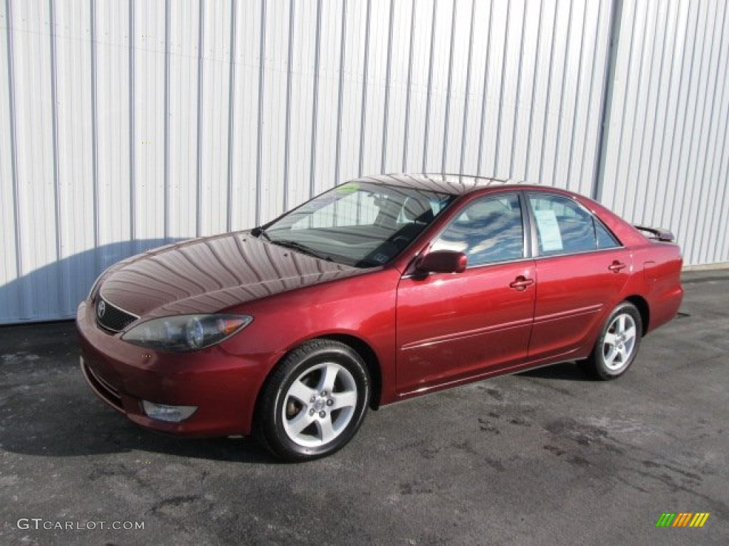 2005 Camry SE - Salsa Red Pearl / Dark Gray photo #1