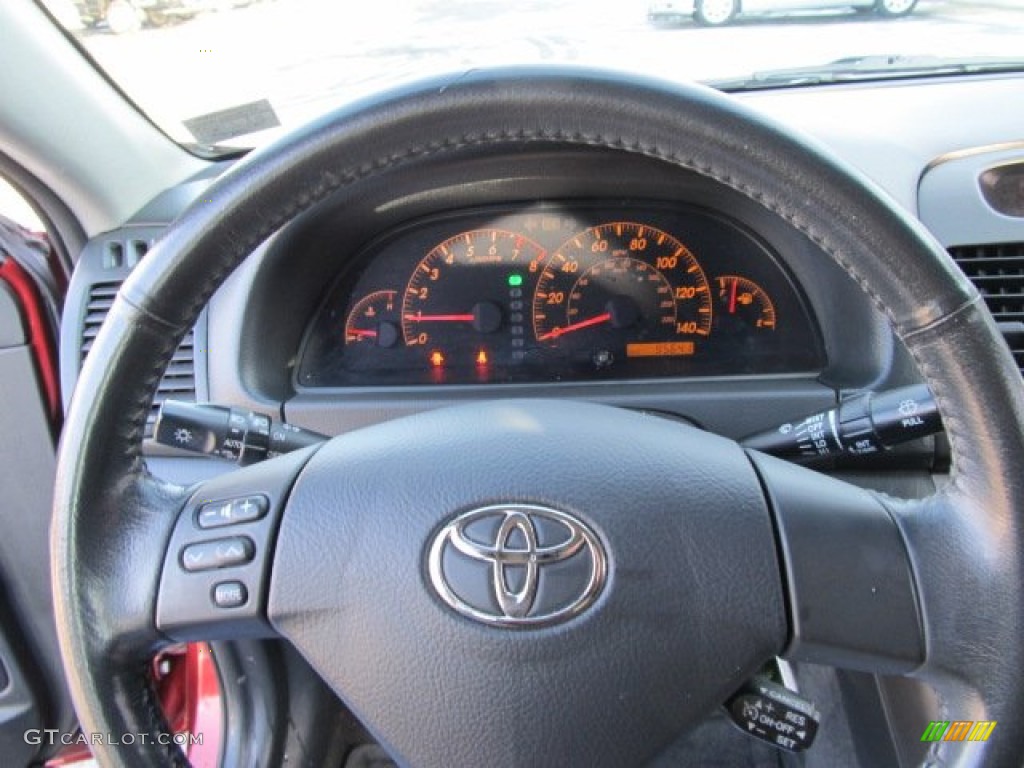 2005 Camry SE - Salsa Red Pearl / Dark Gray photo #16