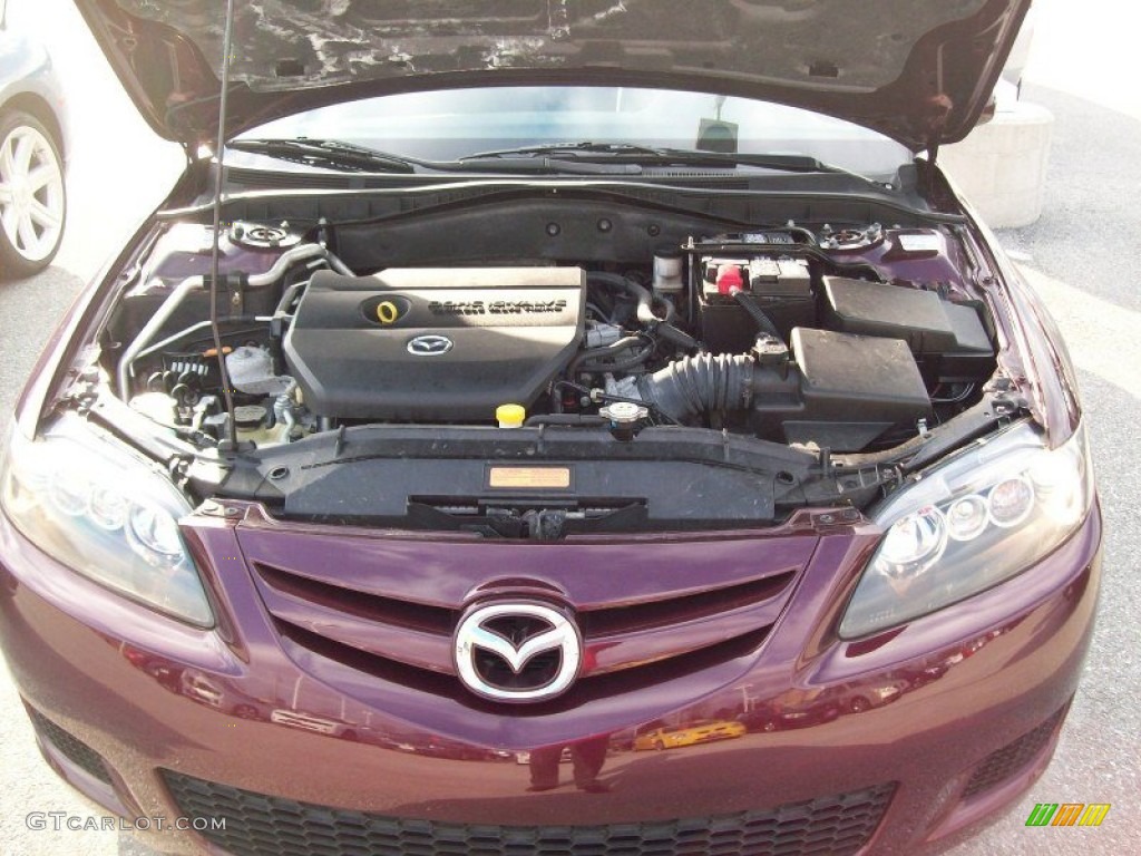 2007 MAZDA6 i Touring Sedan - Dark Cherry Mica / Gray photo #15