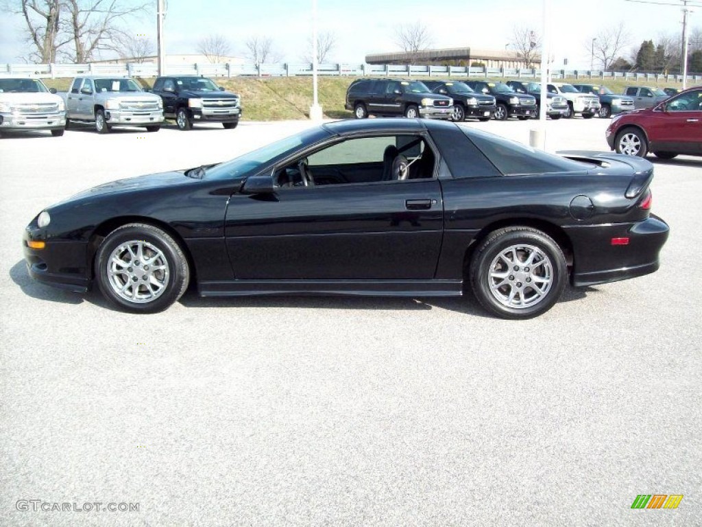 Onyx Black 2002 Chevrolet Camaro Z28 SS 35th Anniversary Edition Coupe Exterior Photo #59172406