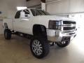 2009 Summit White Chevrolet Silverado 3500HD LT Crew Cab 4x4  photo #3