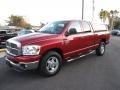 Inferno Red Crystal Pearl 2008 Dodge Ram 2500 Big Horn Quad Cab