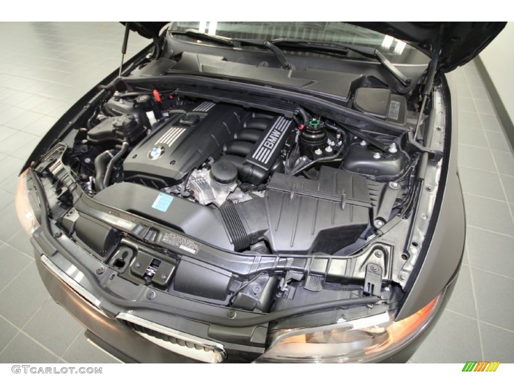 2008 1 Series 128i Convertible - Sparkling Graphite Metallic / Black photo #39