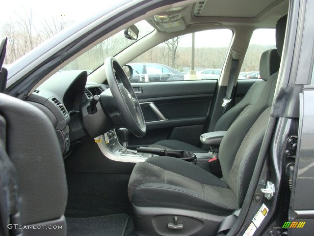 Off Black Interior 2009 Subaru Legacy 3.0R Photo #59175283