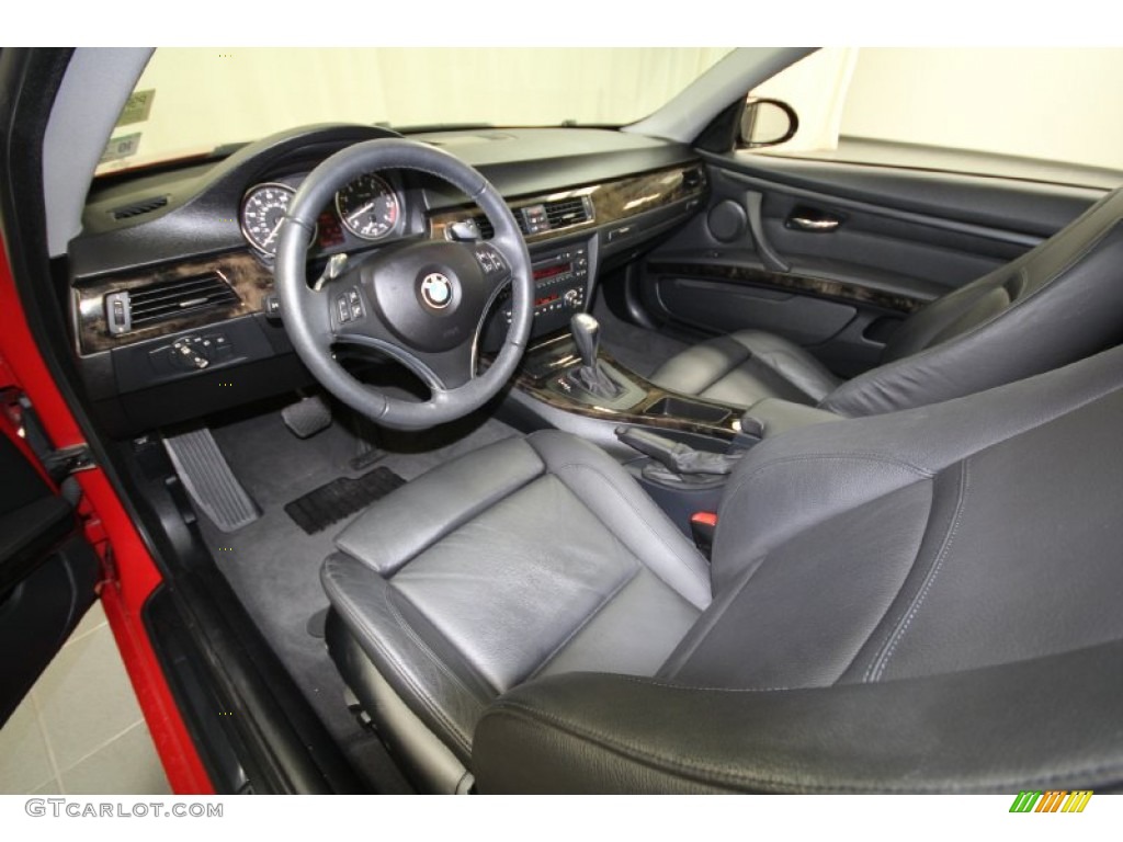 2009 3 Series 328i Coupe - Crimson Red / Black photo #16