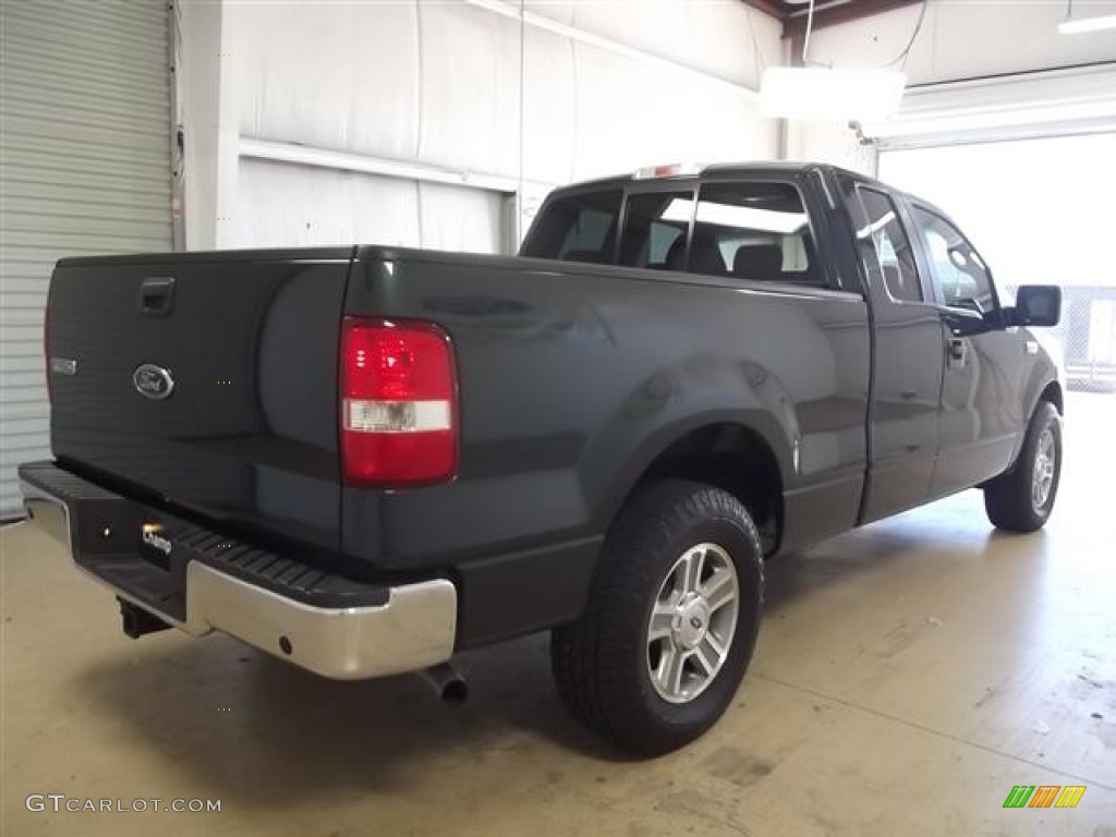2005 F150 XLT SuperCab - Aspen Green Metallic / Medium Flint Grey photo #4
