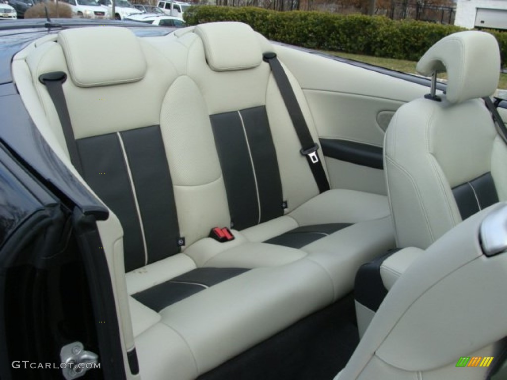 Parchment/Black Interior 2007 Saab 9-3 Aero Convertible Photo #59176679