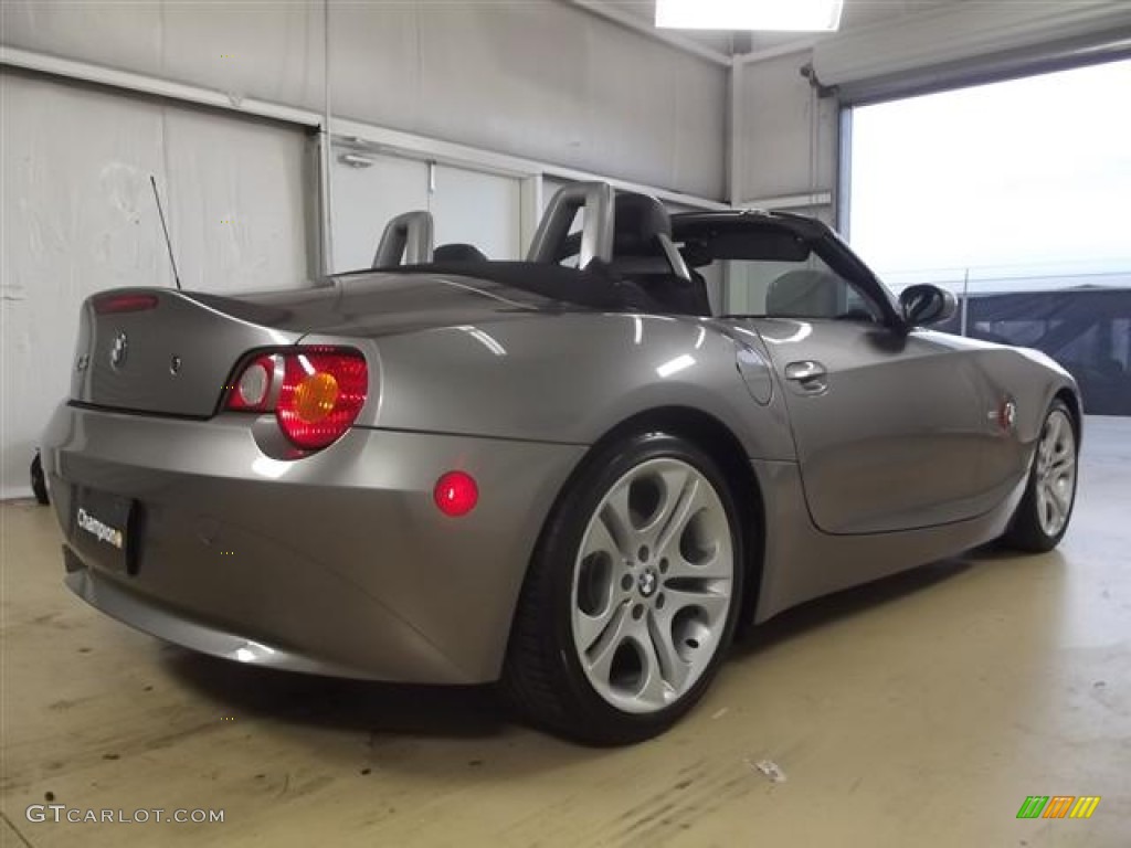 2004 Z4 3.0i Roadster - Sterling Gray Metallic / Black photo #15