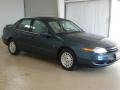 2002 Medium Blue Saturn L Series L100 Sedan  photo #3