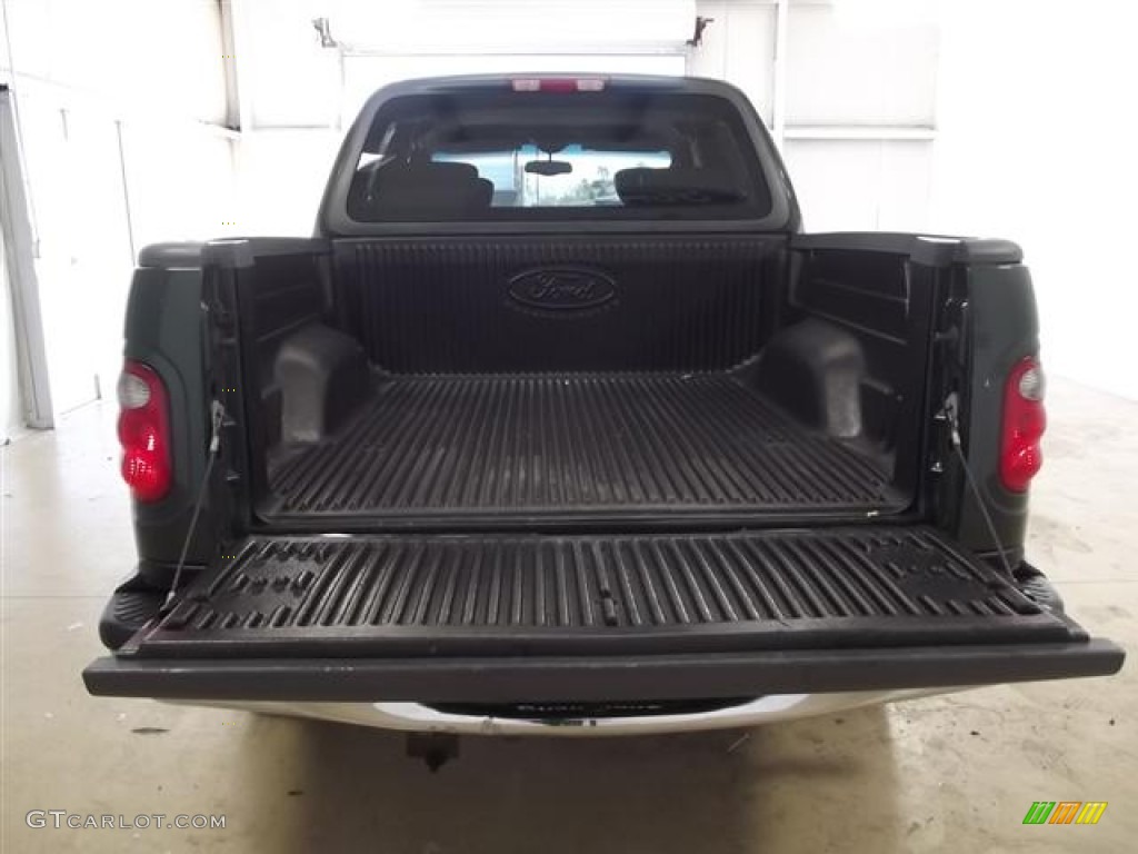 2002 F150 Lariat SuperCrew - Dark Highland Green Metallic / Medium Parchment photo #8