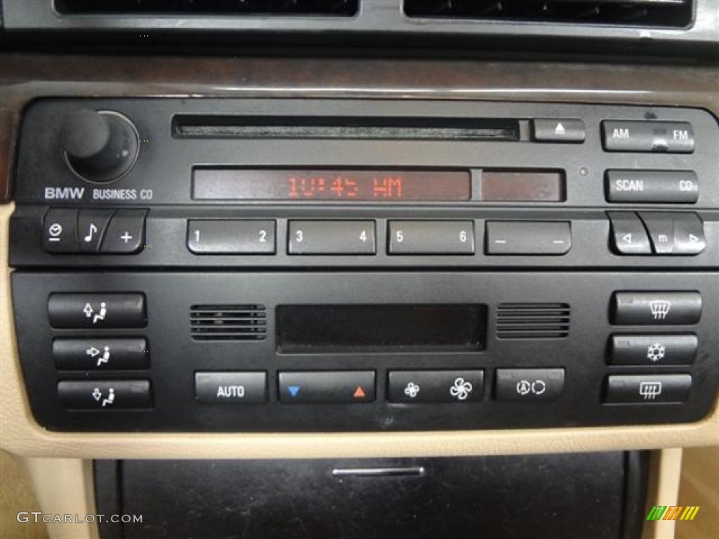 2001 3 Series 330i Convertible - Jet Black / Beige photo #26