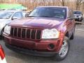 2007 Red Rock Crystal Pearl Jeep Grand Cherokee Laredo 4x4  photo #2