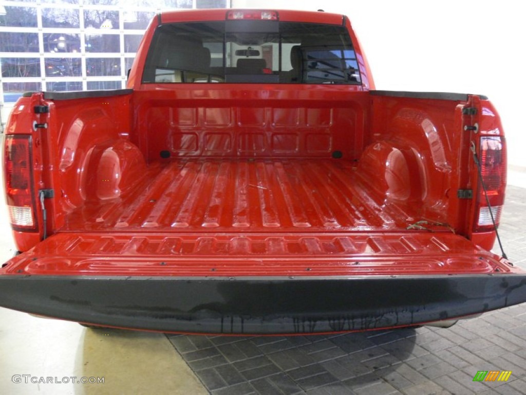 2011 Ram 1500 SLT Quad Cab - Flame Red / Dark Slate Gray/Medium Graystone photo #15