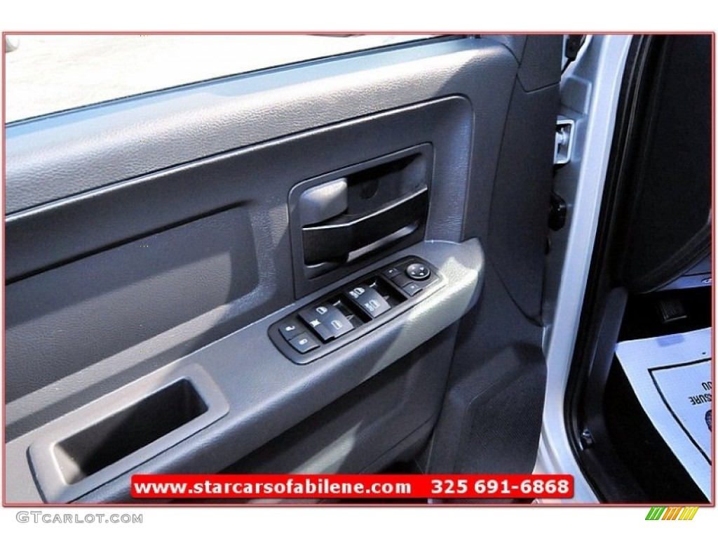 2011 Ram 1500 ST Quad Cab - Bright Silver Metallic / Dark Slate Gray/Medium Graystone photo #16