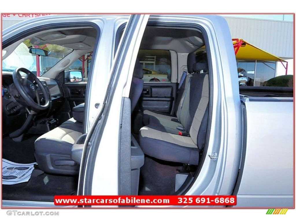 2011 Ram 1500 ST Quad Cab - Bright Silver Metallic / Dark Slate Gray/Medium Graystone photo #18