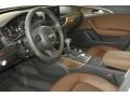 Nougat Brown 2012 Audi A6 3.0T quattro Sedan Interior Color