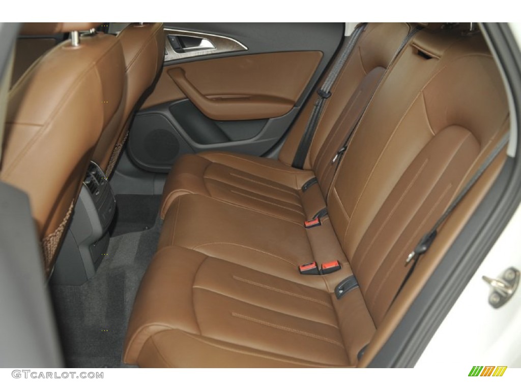 Nougat Brown Interior 2012 Audi A6 3.0T quattro Sedan Photo #59181956