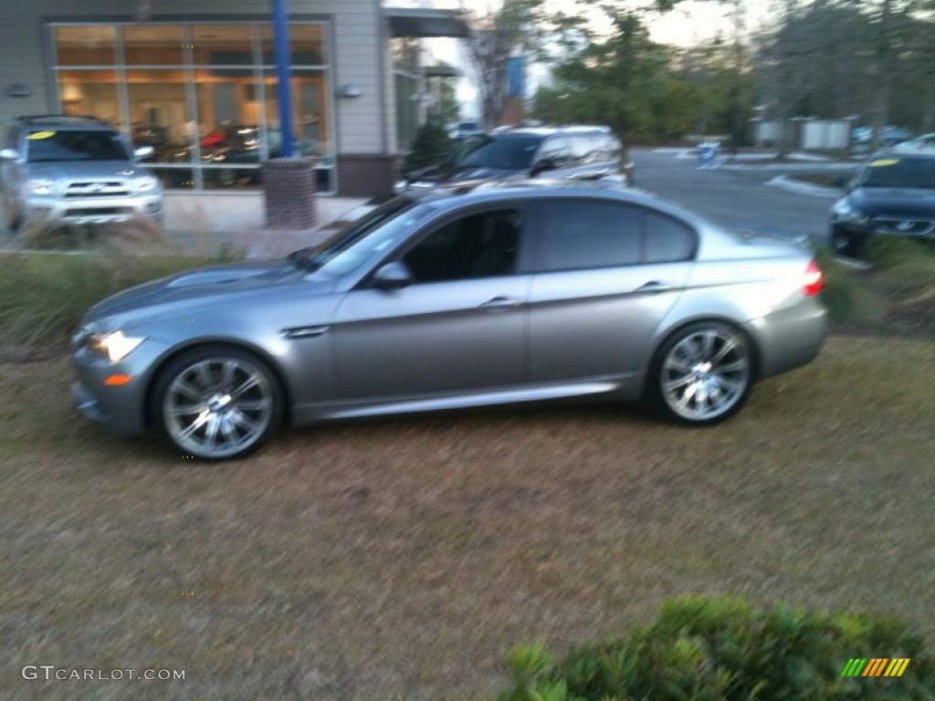 2009 M3 Sedan - Space Grey Metallic / Black Novillo Leather photo #2