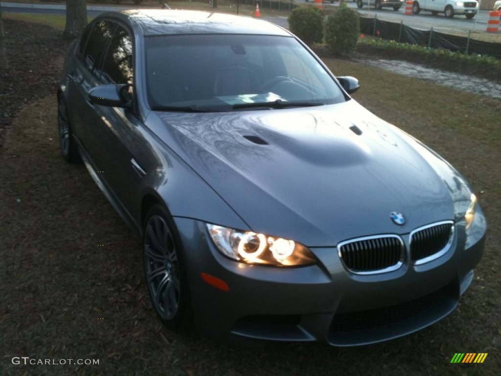 2009 M3 Sedan - Space Grey Metallic / Black Novillo Leather photo #5