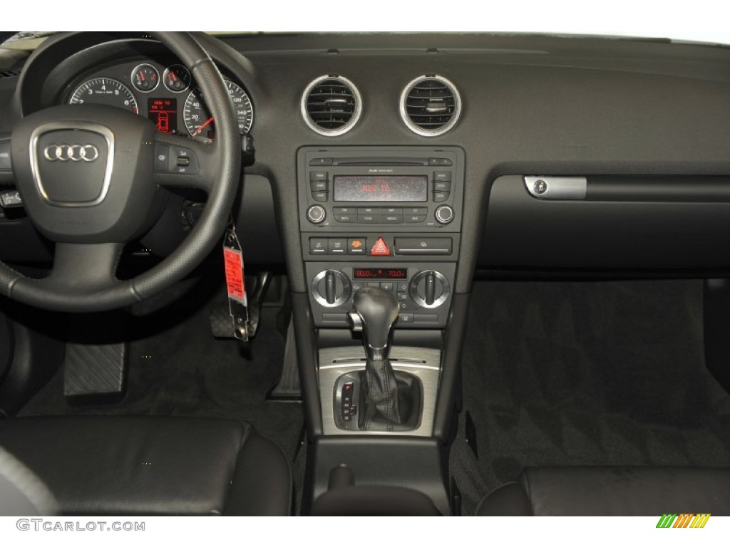 2008 Audi A3 2.0T Black Dashboard Photo #59182415
