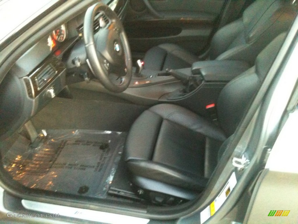 2009 M3 Sedan - Space Grey Metallic / Black Novillo Leather photo #8