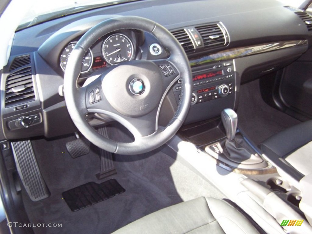 2011 BMW 1 Series 128i Coupe Black Dashboard Photo #59183483