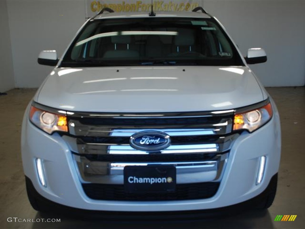 2012 Edge Limited - White Platinum Metallic Tri-Coat / Medium Light Stone photo #2