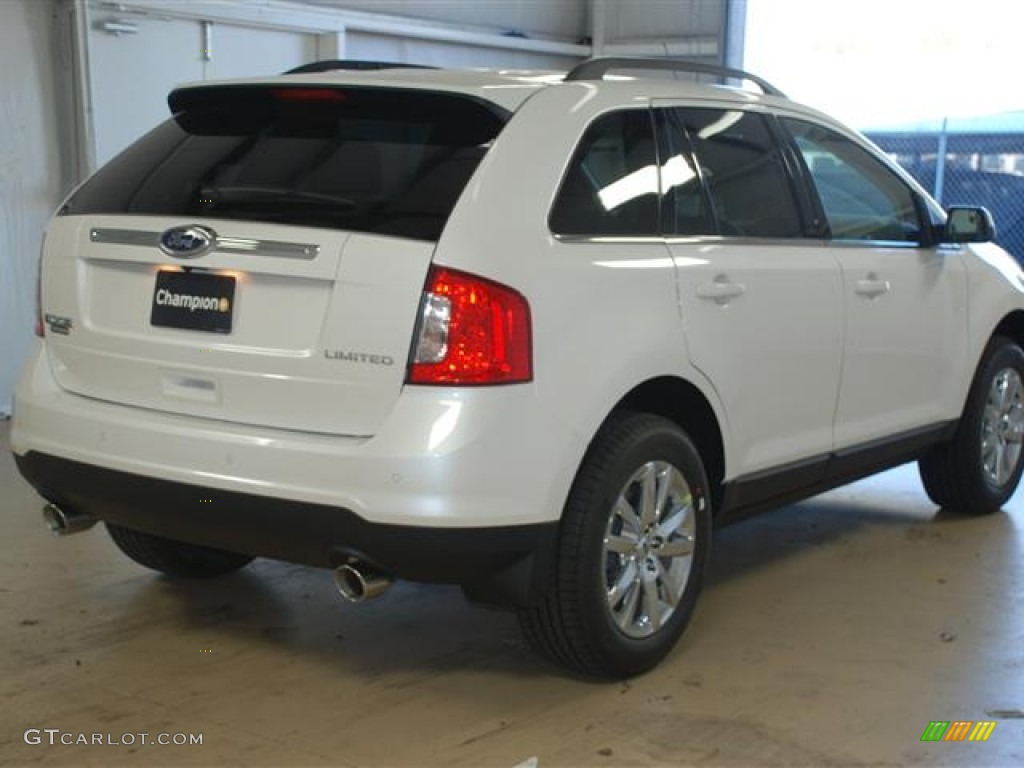 2012 Edge Limited - White Platinum Metallic Tri-Coat / Medium Light Stone photo #4